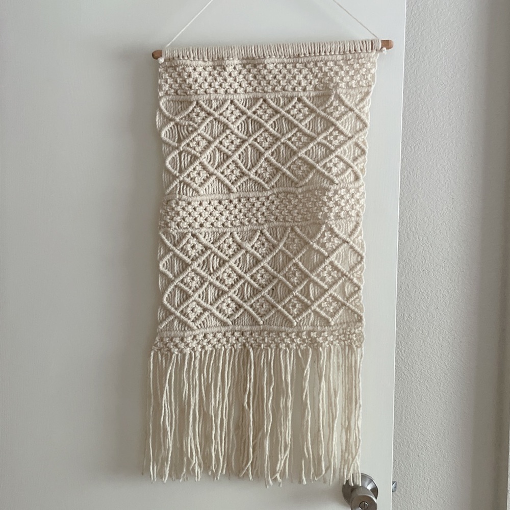 Target Cream Macrame Wall Hanging